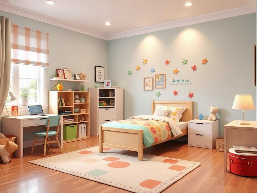 Kids Bedroom virtual staging