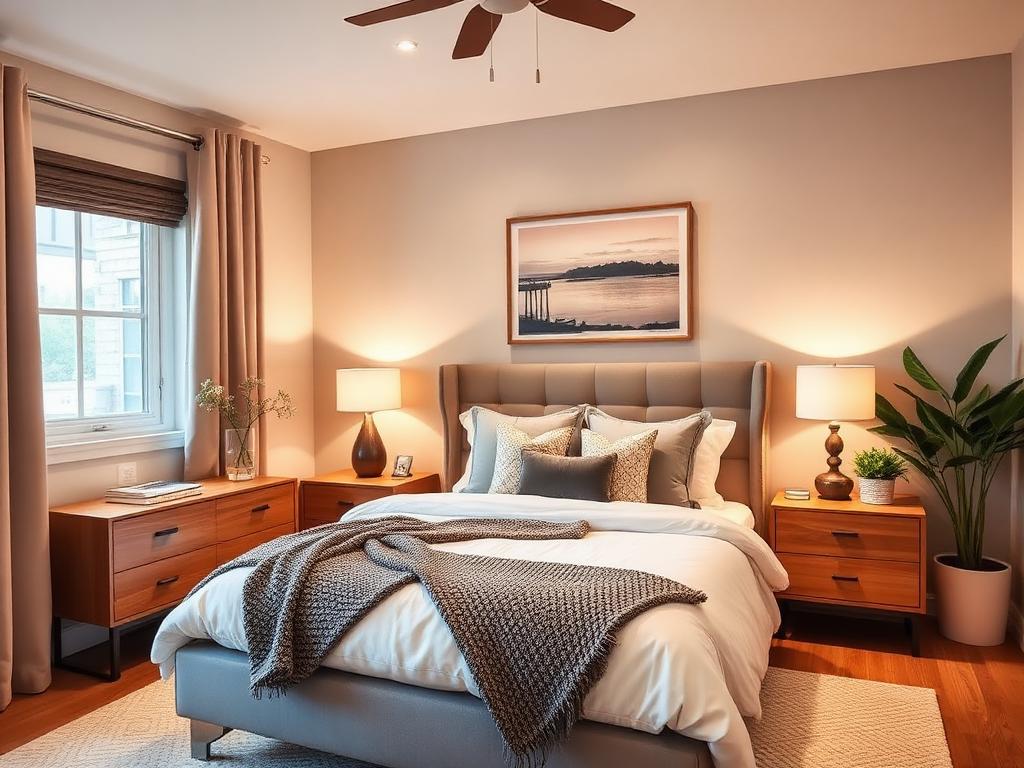 Bedroom virtual staging