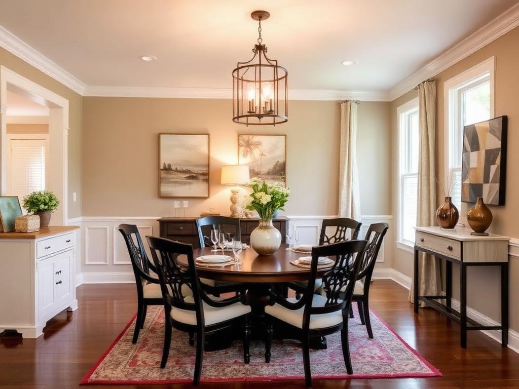 Dining Area virtual staging