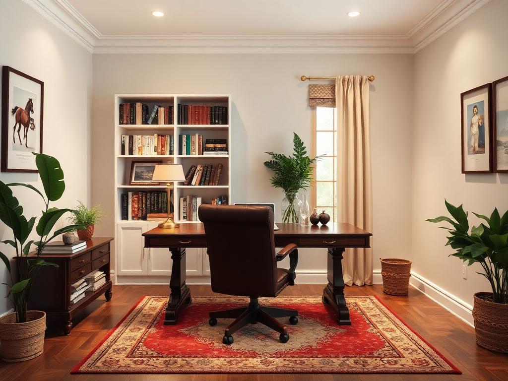 Home Office virtual staging