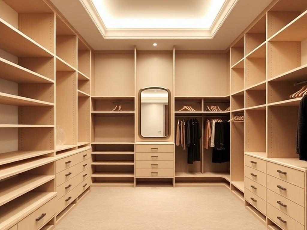 Walk-In Closet virtual staging